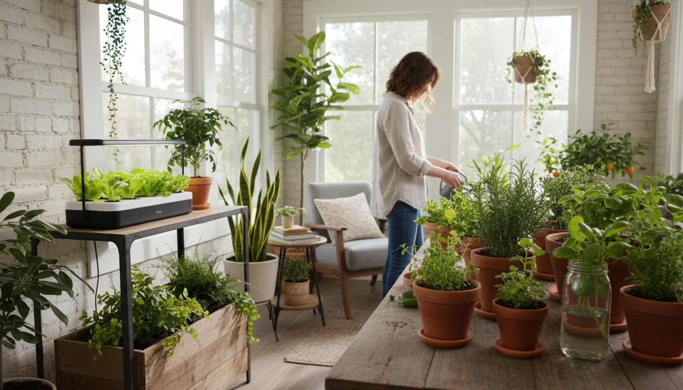 hortas domésticas e jardins internos 3