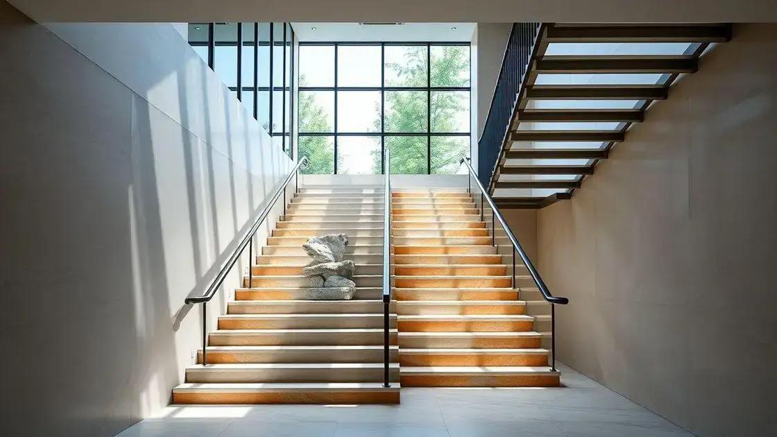 Inovações em design de escadas