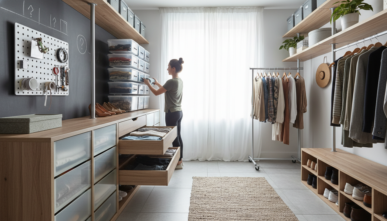 organização inteligente e armários diy 2