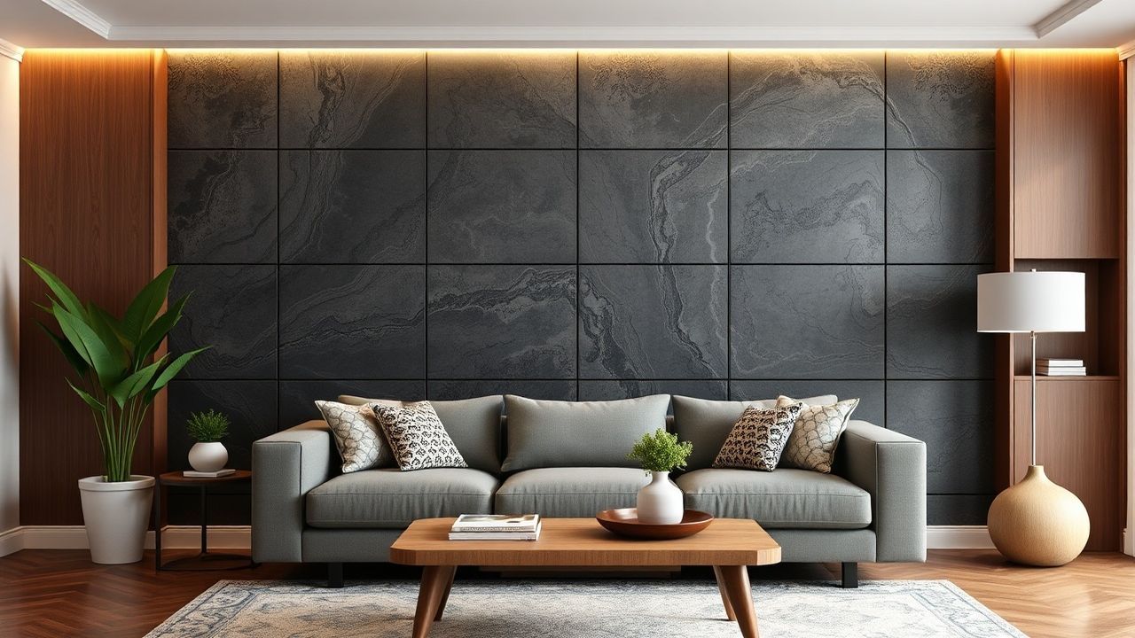 painéis decorativos de parede Demonstração em perspectiva 3