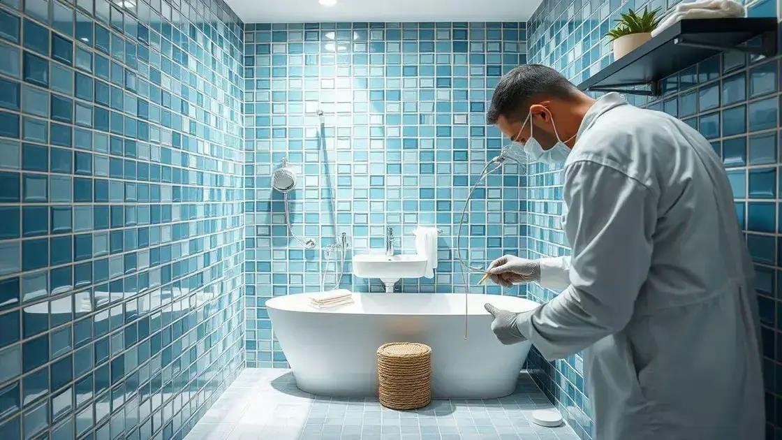 Passo a passo da aplicação do rejunte epóxi