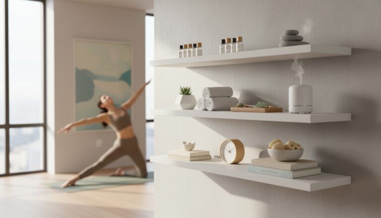 Prateleiras flutuantes minimalistas: Guia Essencial 1 prateleiras flutuantes minimalistas