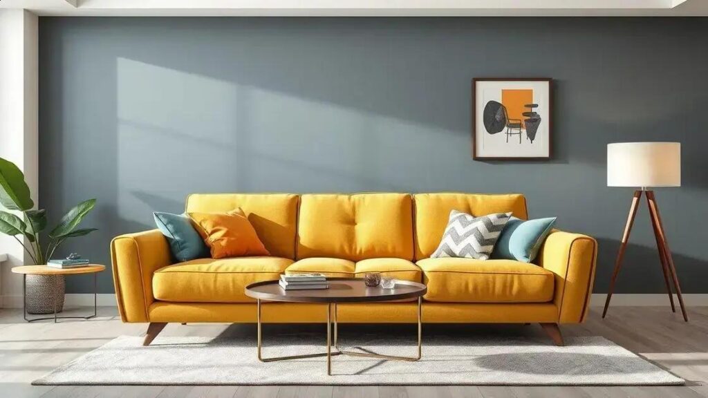 Sofá retrô: características e dicas para escolher o ideal 1 Sofá retrô: características e dicas para escolher o ideal