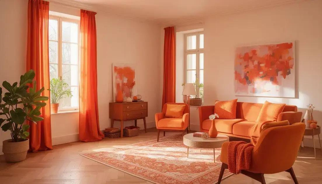 O Impacto das Cores: Como o Laranja Transforma Ambientes O Impacto das Cores: Como o Laranja Transforma Ambientes