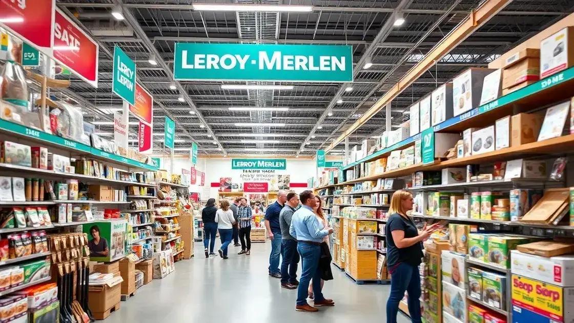 Benefícios exclusivos na Leroy Merlin Jaguaré