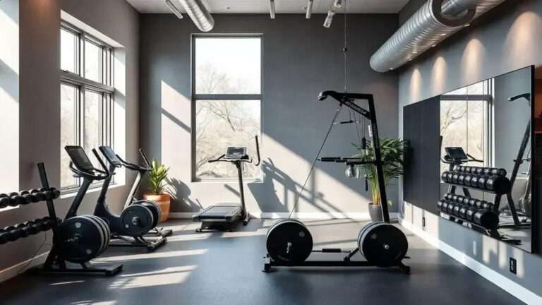 Como Criar um Espaço Fitness Elegante e Funcional em Casa