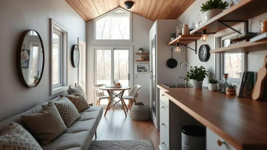 Como um ADU de 384 pés quadrados se sente duas vezes maior