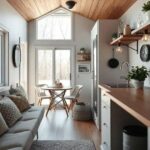 Como um ADU de 384 pés quadrados se sente duas vezes maior