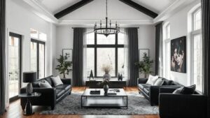 Como Usar a Cor Preta na Decoração com Equilíbrio e Estilo