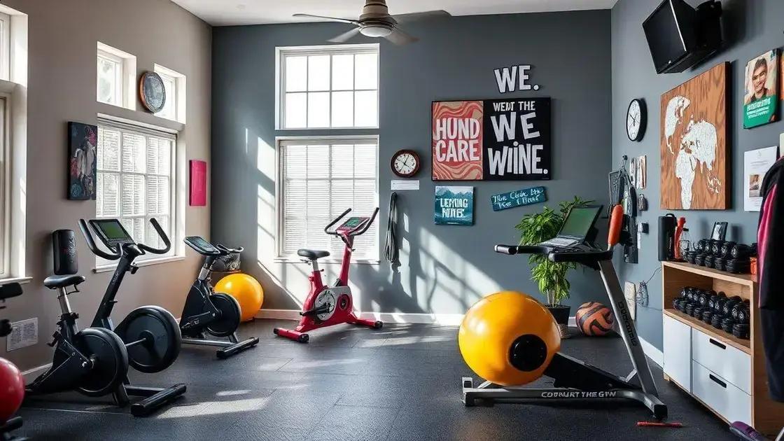 Dicas de Decoração para o seu Home Gym