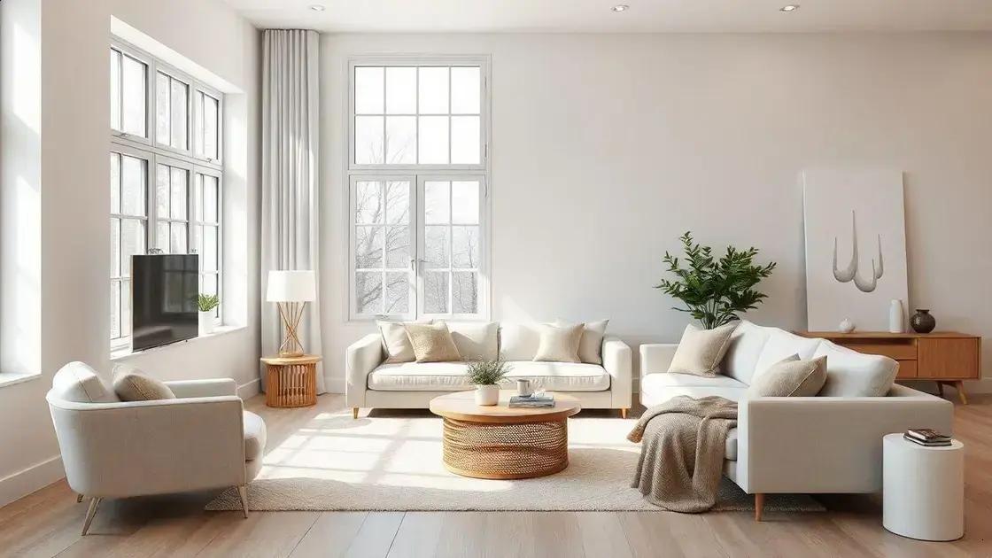 Dicas práticas para uma decoração minimalista e aconchegante Dicas práticas para uma decoração minimalista e aconchegante