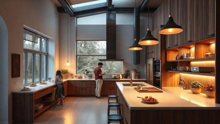 Ideias Práticas para Iluminação em Cozinhas Americanas 2 Ideias Práticas para Iluminação em Cozinhas Americanas