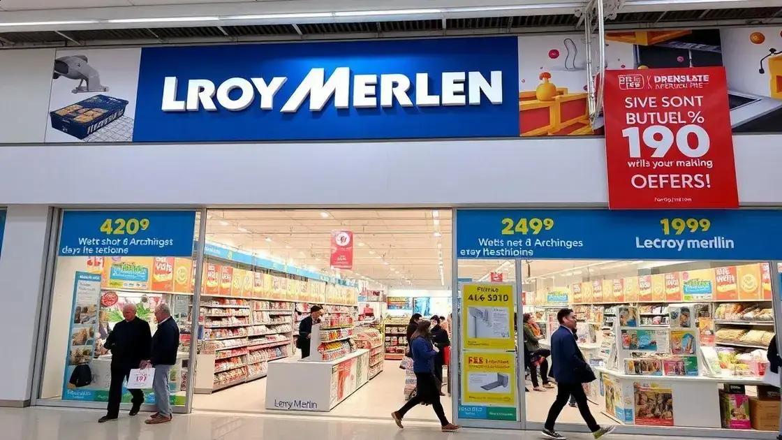 Ofertas especiais na Leroy Merlin