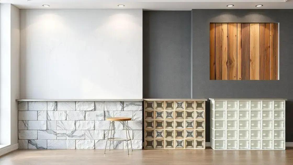 Tipos de meia parede e suas aplicações